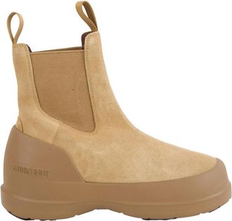 Moon Boot Chelsea Boots - Dames - Chelseaboots - Beige - 40 EU - Leer - Schoenen