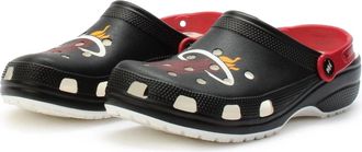Crocs Mens Crocs NBA Miami Heat Classic Clogs Black Casual Shoes GBO2607
