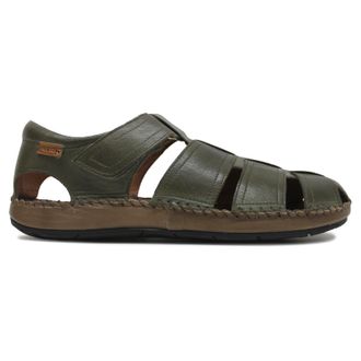 Pikolinos Tarifa 06J-5433 Leather Mens Comfort Sandals - Pickle - Size:UK 10.5-11