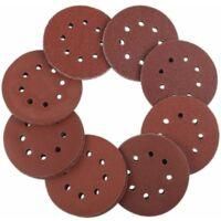 OEM Juego De 100 Discos De Lijado Para Lijadoras Orbitales Aleatorias, Granos 60/80/100/120/240 (20 Discos Por Grano), 125 Mm - Crezuo