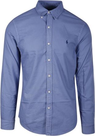 Ralph Lauren Shirt - Heren - Casual Overhemden - Blauw - S - Overhemden