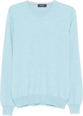 Gran Sasso Truien & Vesten, Heren, Blauw, M, Blauwe Sweaters voor Mannen