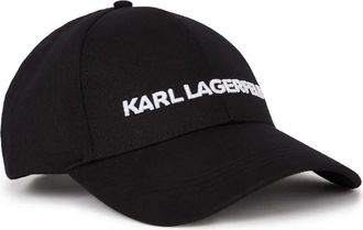 Karl Lagerfeld Essential cap - unisex - Cotton/Recycled Cotton - One Size - Black