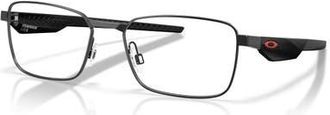 Oakley 56mm Rectangle optical glasses in Grey at Nordstrom