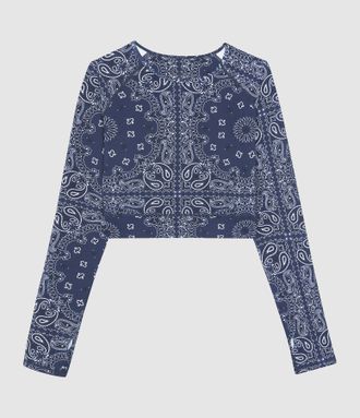 Arizona Love Tee-Shirt Yoga Long Sleeve Navy