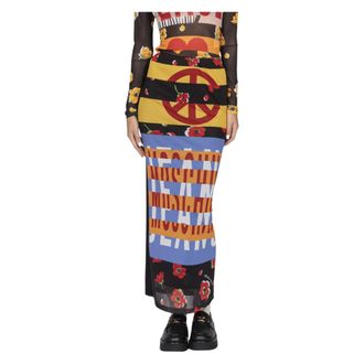 Moschino Maxi Skirts, female, Multicolor, S, 1888 Fantasia Skirt