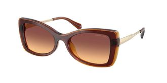 Michael Kors MK2272U MALAGA 311378 Womens Sunglasses Brown Size 53