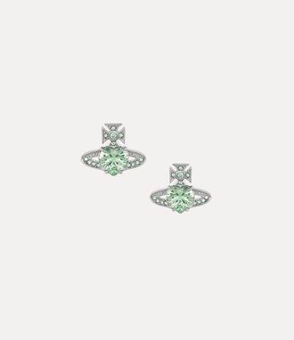 Vivienne Westwood Ariella Earrings Platinum-light-green-cz-chrysolite-crystal Platinum-light-green-cz-chrysolite-crystal Women