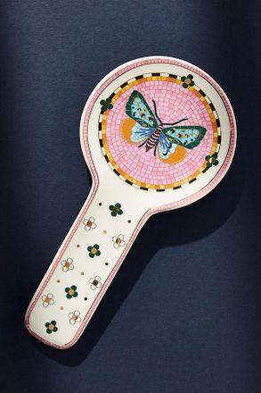 Anthropologie Bistro Garden Tile Spoon Rest
