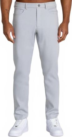 Redvanly Calvin Pull-On Chino Pants In Glacier Gray