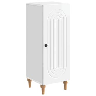 vidaXL Aparador Brillante 33 X 34,5 X 90 Cm Madera De Ingenier&iacute;a Vidaxl