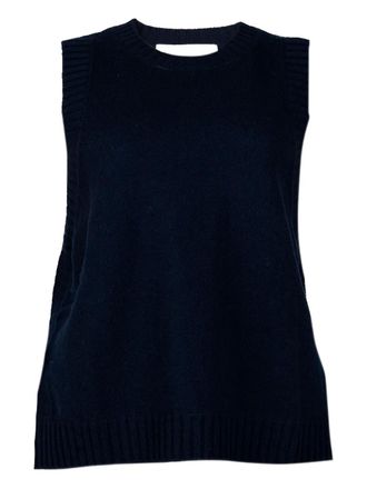 Gotha cashmere vest - women - Cashmere - L - Blue