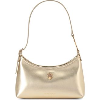 Kurt Geiger Kurt Sling Metallic Leather Shoulder Bag in Gold at Nordstrom