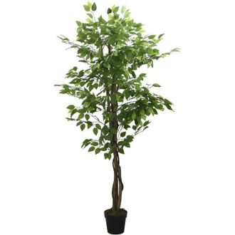 vidaXL &Aacute;rbol Ficus Artificial 630 Hojas Verde 120 Cm Vidaxl