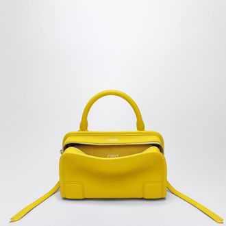 Loewe Amazona mini grained calfskin bag in Daisy yellow