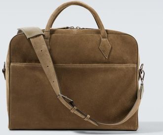 Metier Cooks Supply M&eacute;tier Closer All Day suede briefcase