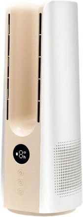 No Brand Ventilador Oscilante Autom&aacute;tico Sin Aspas Con Humidificador: 9 Velocidades, Niebla Refrescante Y Motor Silencioso Sin Escobillas