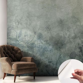 Tulup Fotomurale Adesivo Stickers - Murali Decorativo - Soggiorno Moderno - Effetto Realistico - Eleganza Vegetale 250x250 Cm