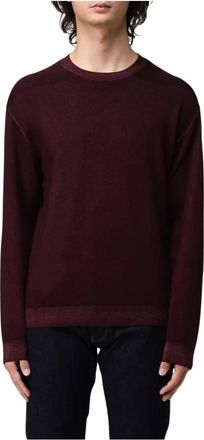 Emporio Armani Em006263 Maglia Girocollo - - Knitwear - Uomo - Rosso - XL