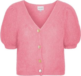 Americandreams Harper Cardigan - Dames - Vesten - Roze - L - Wol - Truien & Vesten