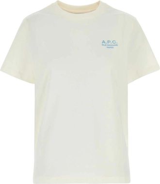 A.P.C. A.p.c., Heren, Tops, Wit, Maat: XL Katoen