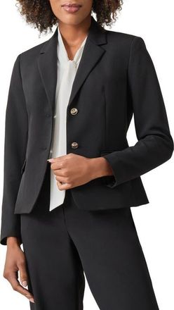 Kasper Two-Button Blazer in Black at Nordstrom, Size 12P