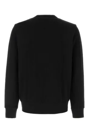 HUGO BOSS Cotton Crew-Neck Sweatshirt - Black
