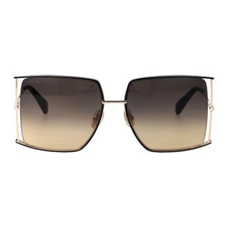 Max Mara Sunglasses, female, Yellow, Size: 58 MM Stylish Sunglasses for Summer Mm0120/S