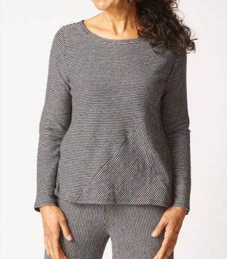 Habitat Pasadena Stripe Huntington Top In Black