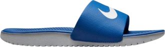 Nike Kawa Slide in Hyper Cobalt / White Youth (GS)
