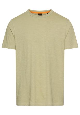 Boss Orange by Hugo Boss T-Shirt BOSS ORANGE Tegood, Herren, Gr. XXL, gr&uuml;n (open gr&uuml;n370), Single Jersey, Obermaterial: 100% Baumwolle, regular fit normal, Rundhals, eingesetz
