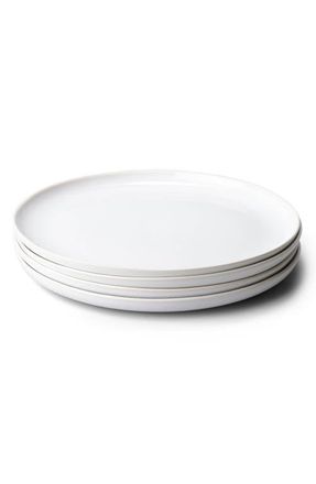Fable Interiors The Dinner Set of 4 Plates in Pearl White at Nordstrom