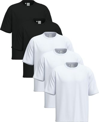 Selected Rundhalsshirt »SLHCORMAC SS O-NECK TEE 5 PACK NOOS« Packung, 5 Stk. tlg