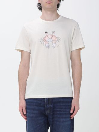 Emporio Armani T-shirt girocollo in cotone con stampa grafica