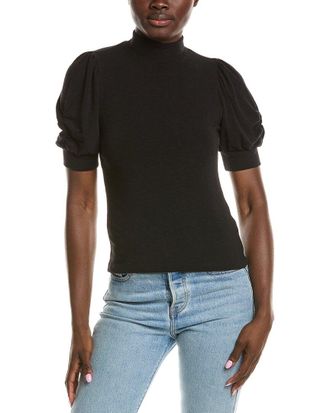 Michael Stars Mallory Gathered Sleeve Top