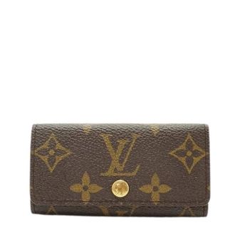 Louis Vuitton Pre-owned Accessories, female, Brown, Size: ONE SIZE Pre-owned Monogram Multicles 4-row Key Case