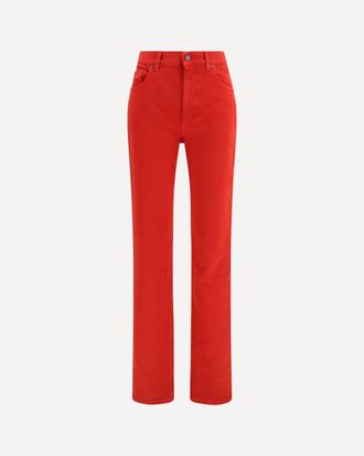 Chlo&eacute; Cotton denim Pants Female 27