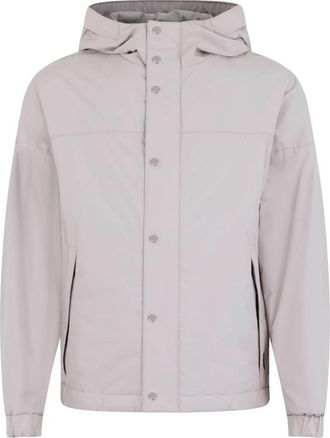 Moorer Lichtgewicht Jas met Capuchon - Heren - Zomerjassen - Grijs - M - Polyester - Jassen