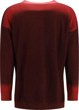 Mirror in the Sky Womens Ombr&eacute; Cardigan With Pockets Elder & Ruby Kashmir-Capra Hircus Kashmir/capra Sweater
