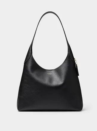 Coach Womens Ink-black Brooklyn leather hobo bag