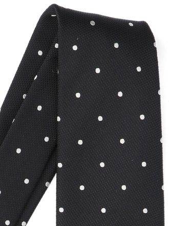 Tom Ford Mens Ties Black Mulberry Silk