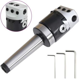 vidaXL Vidaxl - Testa Foratura 50 mm con Gambo MT3 per Fresatura al Tornio