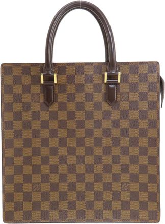 Louis Vuitton Damier Damier Canvas Ebene Damier Canvas Tote Bag (Pre-Owned)
