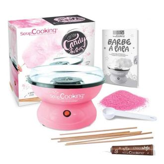 ScrapCooking M&aacute;quina de Algod&oacute;n de az&uacute;car + Tubo de chocolate para decorar