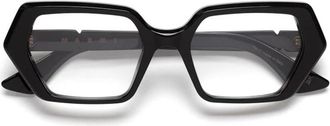 Marni Zunari Brillen - unisex - Brillen - Zwart - 53 MM - Accessoires