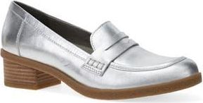 Dansko Danica Waterproof Penny Loafer Pump in Silver Metallic at Nordstrom Rack, Size 10.5-11Us / 41Eu