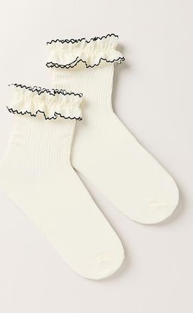 High Heel Jungle Sheer Frilly Socks