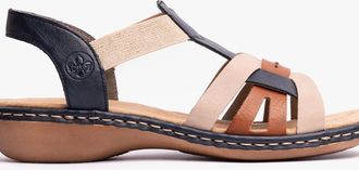 Rieker Womens Rieker 65918-90 Womens Sandals Blue - Size: 7.5