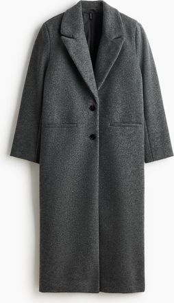 H&M Einreihiger Mantel - Grau