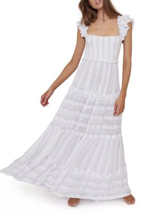 PQ Swim Victoria Cover-Up Dress in Water Lily at Nordstrom, Size X-Small